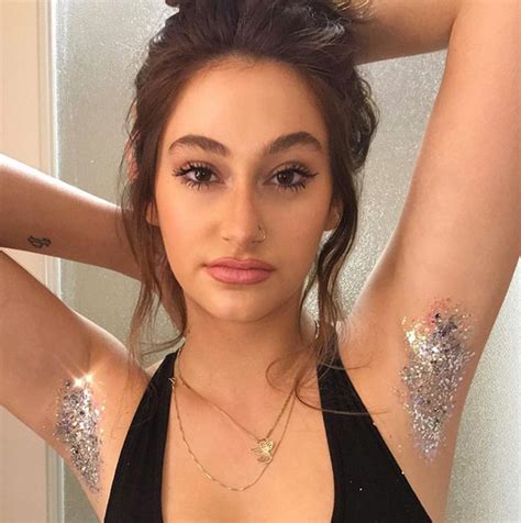 Women On Instagram Have Started Sticking Glitter Into Their Armpit Hair For Attention