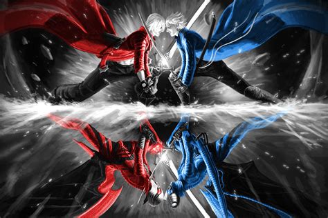 Dante vs Vergil DMC3 by Txikimorin on DeviantArt