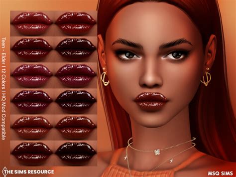 Sims 4 black lipstick cc - focusjaf