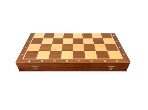 Deluxe 52cm Large Chess Set Sapele Wooden Timber Oak Folding Chessboar – auloves