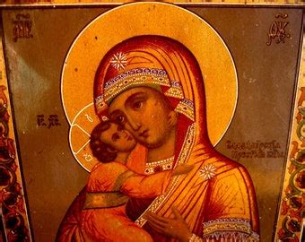 Our Lady Vladimir Icon - Etsy