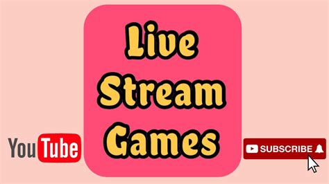 Live Stream | Games - YouTube