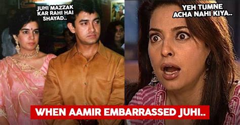 When Juhi Chawla Made Aamir Khan Angry By Revealing His Secret Marriage To Media – Filmymantra