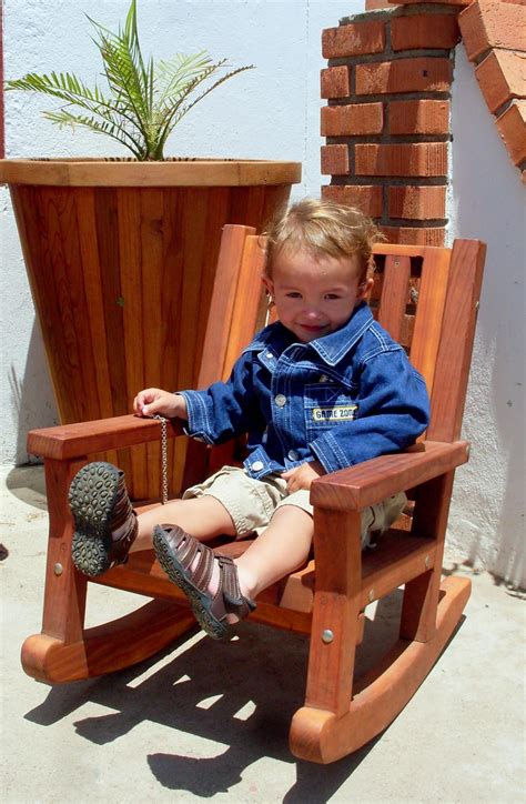 Childs Wooden Rocking Chair Finish Rockers Img1 Calm | Chair Design