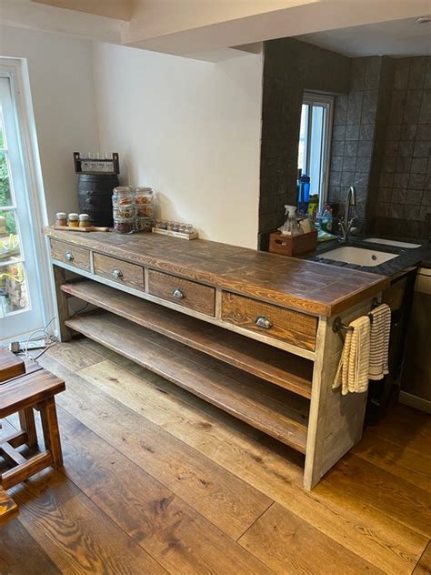 Rustic Farmhouse Large Kitchen Island | Etsy