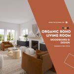 Organic Boho Living Room Design & Moodboard by Keely Smith (PDF)