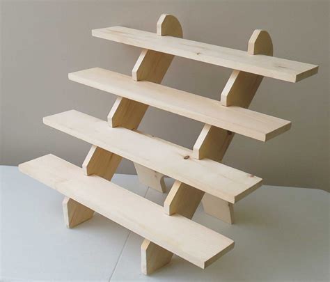 4-shelf 30 Wide Portable Tabletop Display Stand - Etsy | Artesanias en madera, Puestos de feria ...
