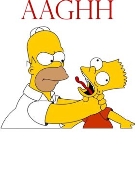 Homer Choking Bart Funny The Simpsons Fan Tshirt