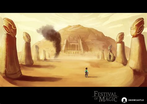 Zenit Desert - Temple Concept Art news - Earthlock: Festival of Magic ...