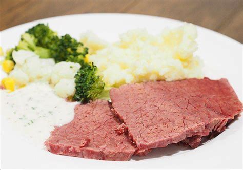 Slow cooked Silverside with mustard parsley sauce | Recipe | Slow ...