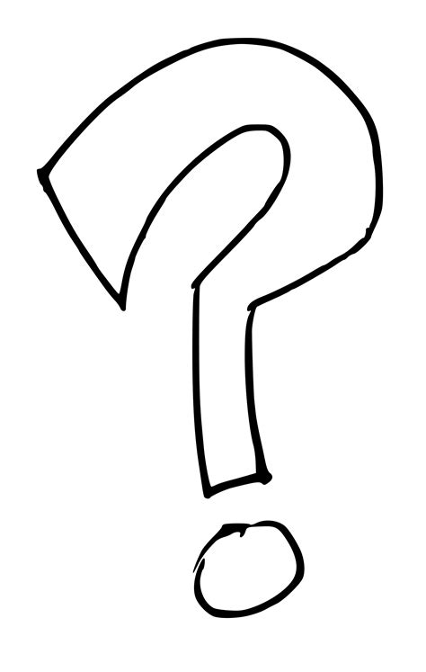 Free Question Mark Clipart Black And White, Download Free Question Mark ...