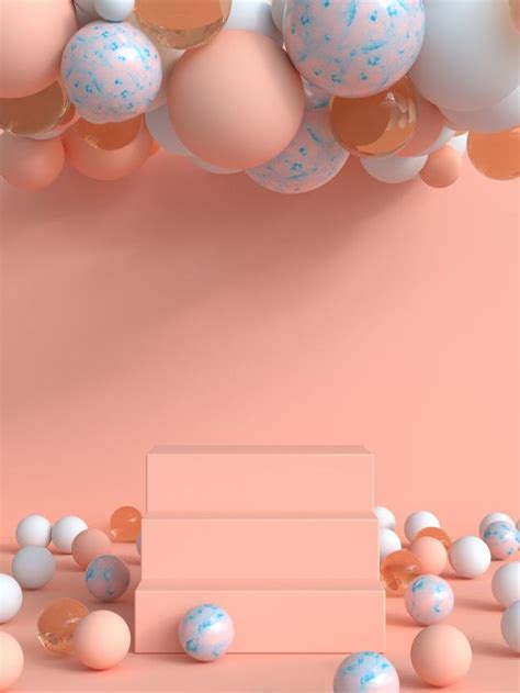 Premium Photo | Pink/orange scene abstract 3d render blank podium ...