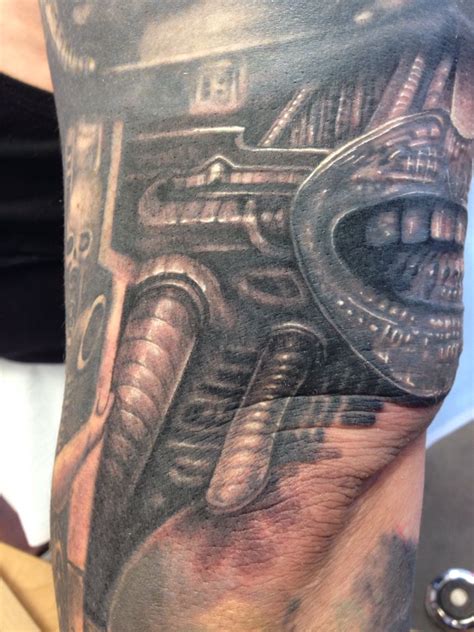 Giger sleeve | Giger tattoo, Hr giger tattoo, Tattoos