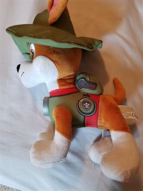 Paw Patrol Tracker Plush 8" Nickelodeon talking toy | #1957599597