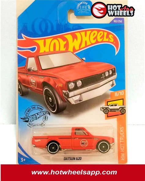 Hot Wheels Datsun 620 Red Matte HW Hot Trucks Perfect Birthday Gift Miniature Collectable Model ...
