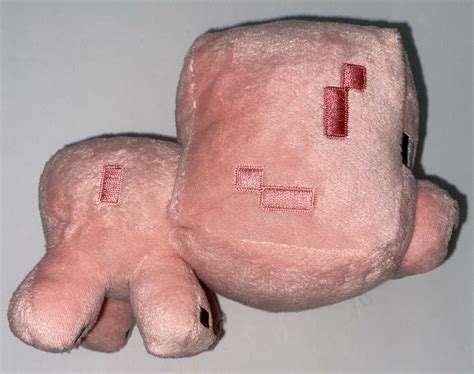 Minecraft Mojang Jinx 6" Pig Piglet Stuffed Animal Plush Pink | #2107320794