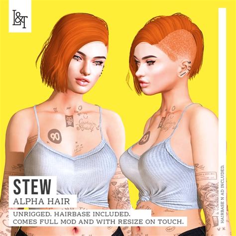 Second Life Marketplace - lock&tuft - stew brown + red
