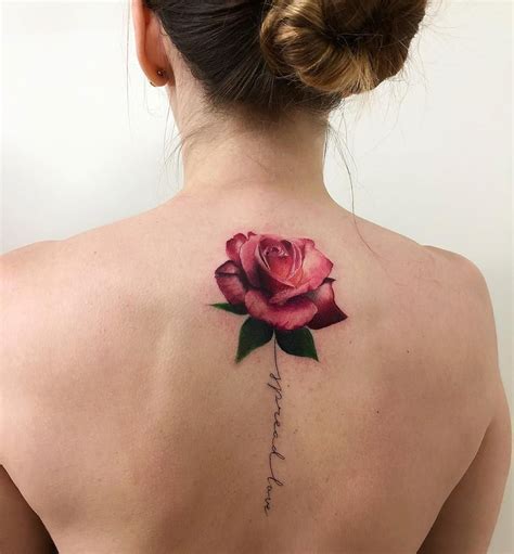 beautiful rose spine tattoo © tattoo artist LCjunior - Juninho 🌹 🌹 🌹 🌹 ...