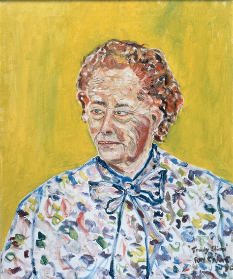 Gertrude Elion. Oil painting by Sir Roy Calne, 1990. | Wellcome Collection