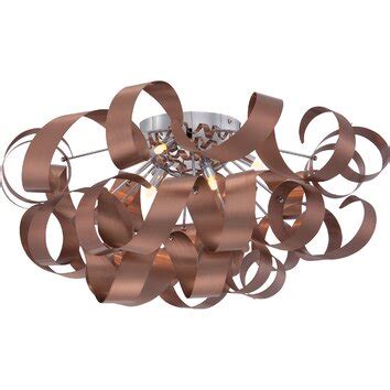 6 Light Flush Mount | Wayfair