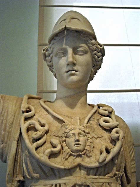 Athene (2nd century AD) - Detail - Naples Archaeological Museum | by ...