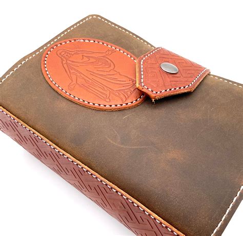 Personalized Leather Bible Cover Full Grain Leather Scripture | Etsy