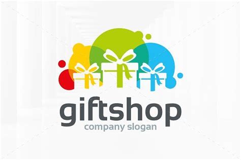 Gift Shop Logo Template | Shop logo, Logo templates, Shop logo design