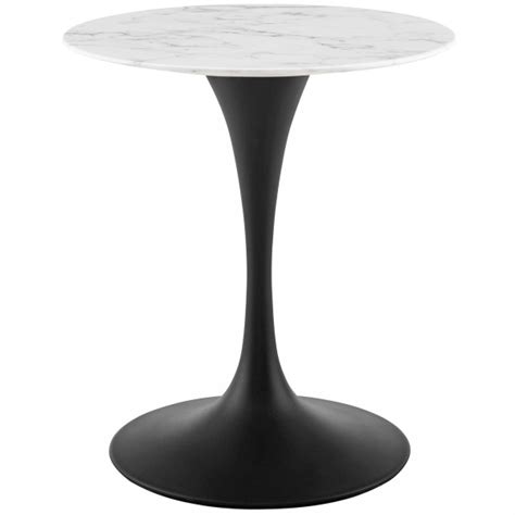 Lippa 28" Round Artificial Marble Dining Table