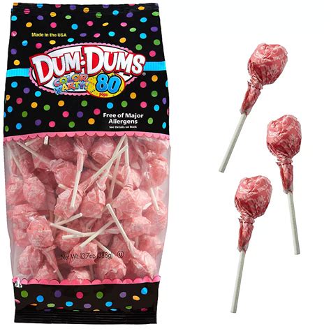 Pink Dum Dums Lollipops 80pc | Party City