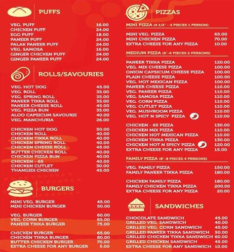 KS Bakers Menu, Menu for KS Bakers, Miyapur, Hyderabad - Zomato