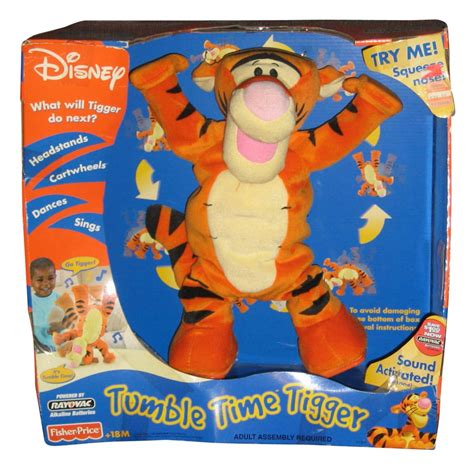 Disney Winnie The Pooh Fisher-Price Tumble Time Tigger Plush Toy - Walmart.com - Walmart.com