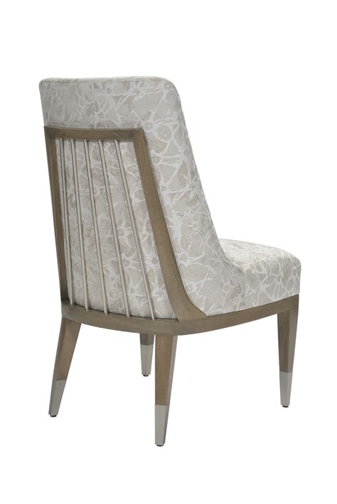 Lariat Dining Chair Contemporary, Organic, Metal, Upholstery Fabric, Wood, Dining Room by ...
