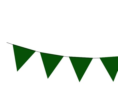 Green Bunting Clip Art at Clker.com - vector clip art online, royalty ...