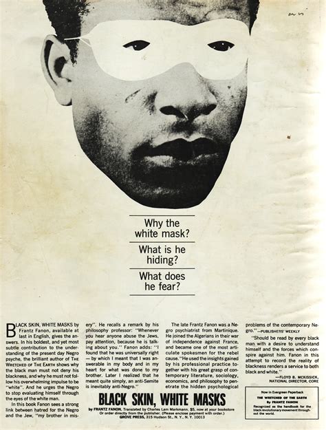 The Tex[t]-Mex Galleryblog: Frantz Fanon: Black Skin, White Masks