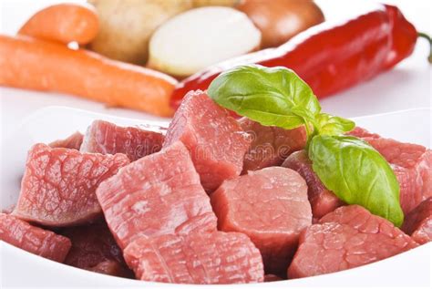 Diced beef and vegetables stock photo. Image of economical - 18127482