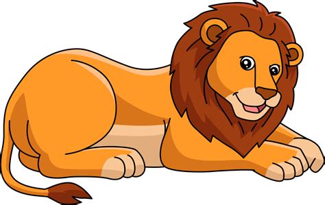 Lion Cartoon Colored Clipart Illustration 6325768 Vector Art at Vecteezy