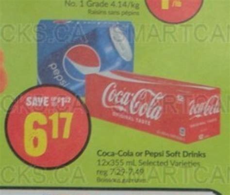 Coca-Cola or Pepsi Soft Drinks offer at FreshCo