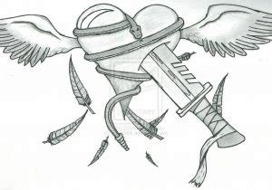 Heart Wings Drawing at GetDrawings | Free download