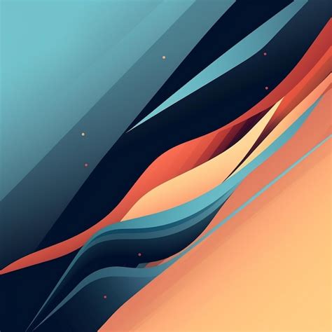 Premium AI Image | a colorful series of abstract shapes and shapes.