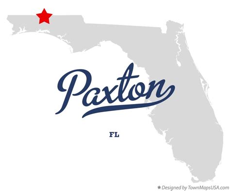 Map of Paxton, FL, Florida