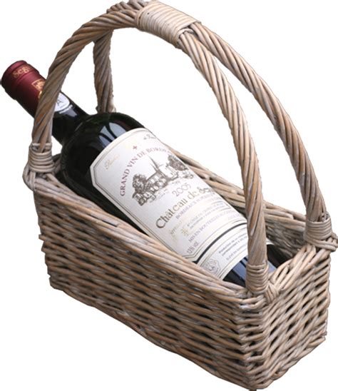 Provence Willow Wine Carrying Cradle