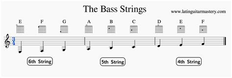 Overview of the Bass Strings – Latin Guitar Mastery