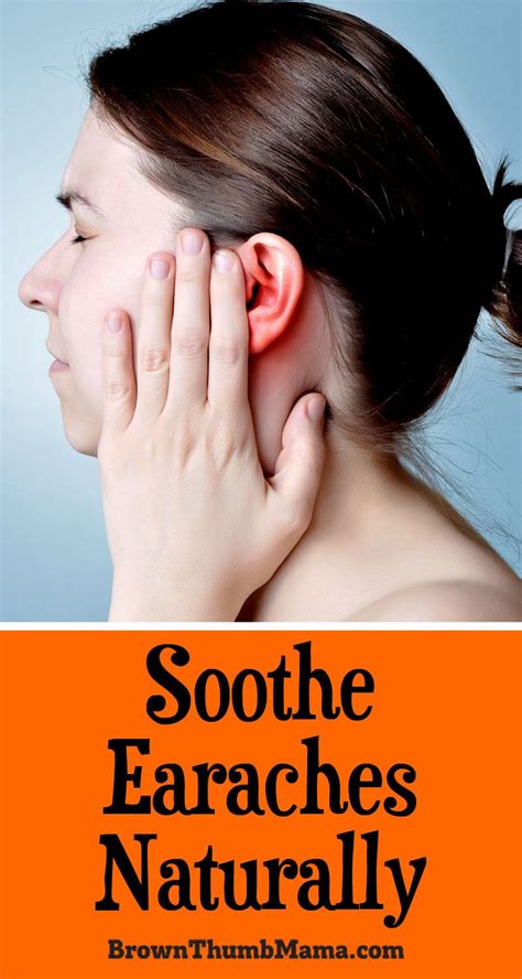 Soothe an Earache Naturally | Home remedies for earache, Earache ...