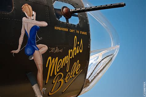 Memphis Belle Nose-Art | Memphis Belle B-17 nose art proudly… | Flickr