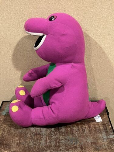 VTG (1992) PLAYSKOOL TALKING BARNEY PLUSH DOLL #71245 WORKS! Batteries Included | #4592428900