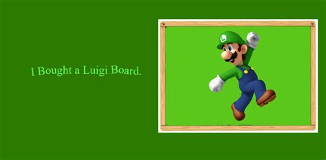 Luigi Board by Mary2lisa on DeviantArt