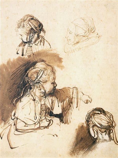 # Rembrandt's drawings are some of the best and well worth studying ...