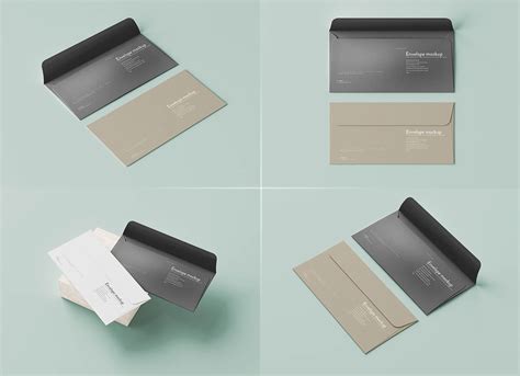 5 Free Corporate Business Envelope Mockup PSD Files - Good Mockups