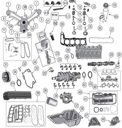 Jeep Engine Parts | 4.7 Liter Daimler-Chrysler Engine | Jeep wj, Jeep ...