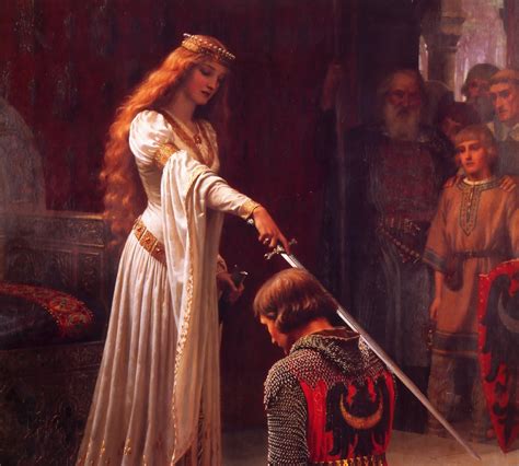 Lancelot And Guinevere Painting at PaintingValley.com | Explore ...